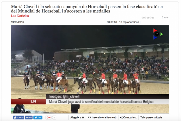 Mundial de Horseball - Olot Tv