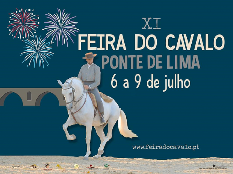 Festas, Arraiais e Corridas - Feira do Cavalo de Ponte de Lima em destaque na página Cultura e Tempos Livres.