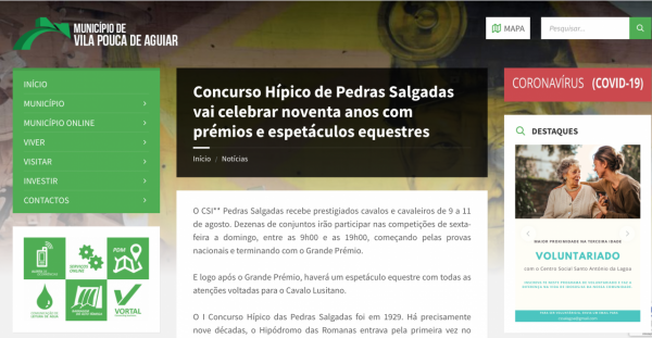 Concurso Hípico de Pedras Salgadas vai celebrar noventa anos com prémios e espetáculos equestres