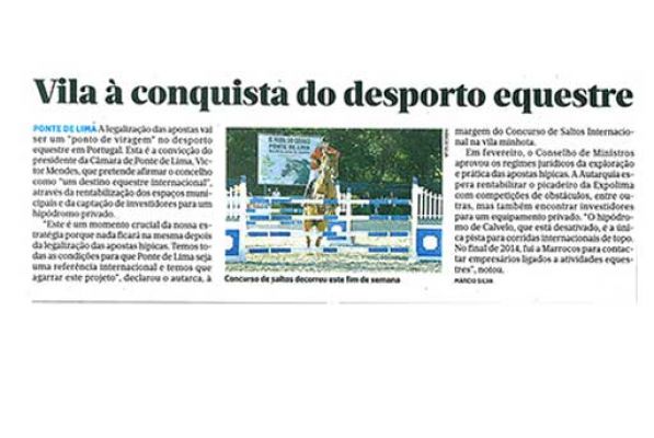 VILA À PROCURA DO DESPORTO EQUESTRE