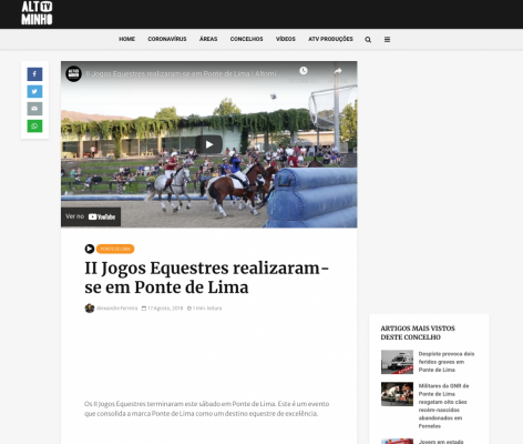 II Jogos Equestres realizaram-se em Ponte de Lima