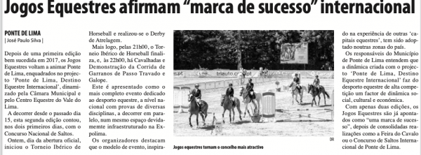 Jogos Equestres afirmam “marca de sucesso” internacional