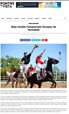Beja recebe Campeonato Europeu de Horseball