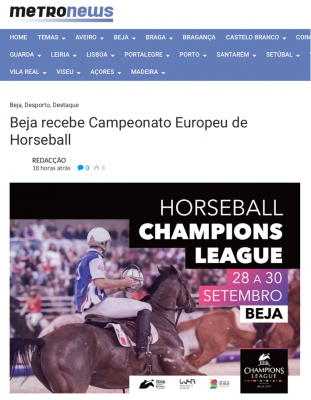 Beja recebe Campeonato Europeu de Horseball