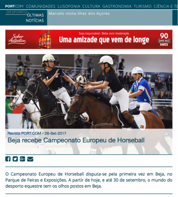 Beja recebe Campeonato Europeu de Horseball