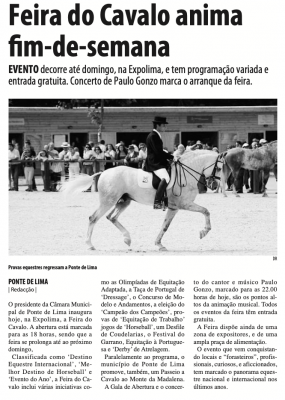 Feira do Cavalo anima fim-de-semana