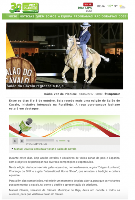 Salão do Cavalo regressa a Beja