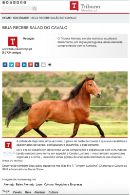 BEJA RECEBE SALÃO DO CAVALO