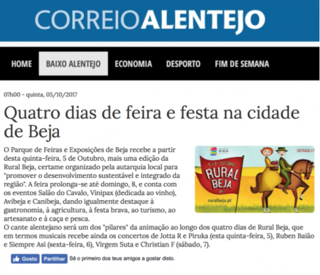 Quatro dias de feira e festa na cidade de Beja