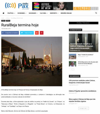 RuralBeja termina hoje