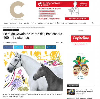 Feira do Cavalo de Ponte de Lima espera 100 mil visitantes 