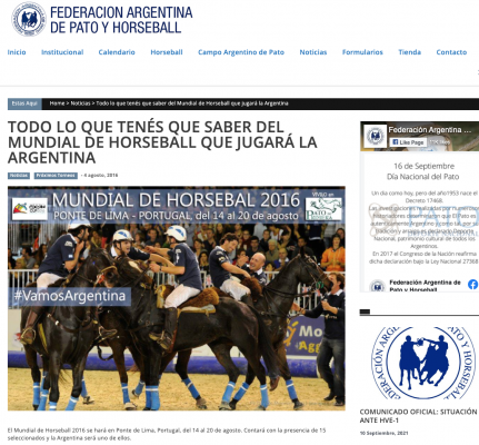 Todo lo que tenés que saber del Mundial de Horseball que jugará la Argentina