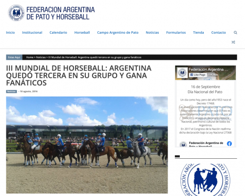 III Mundial de Horseball: Argentina quedó tercera en su grupo y gana fanáticos
