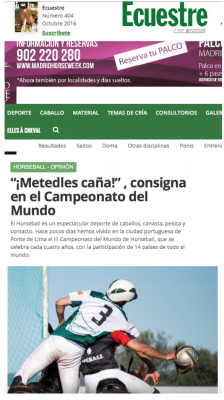 “¡Metedles caña!” , consigna en el Campeonato del Mundo