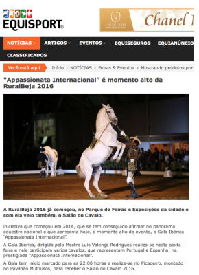 "Appassionata Internacional” é momento alto da RuralBeja 2016