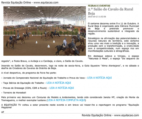 2º Salão do Cavalo RuralBeja