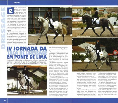 IV JORNADA DA TAÇA DE DRESSAGE EM PONTE DE LIMA